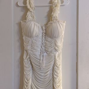 NWT Fashion Nova Ruffled Mini Dress